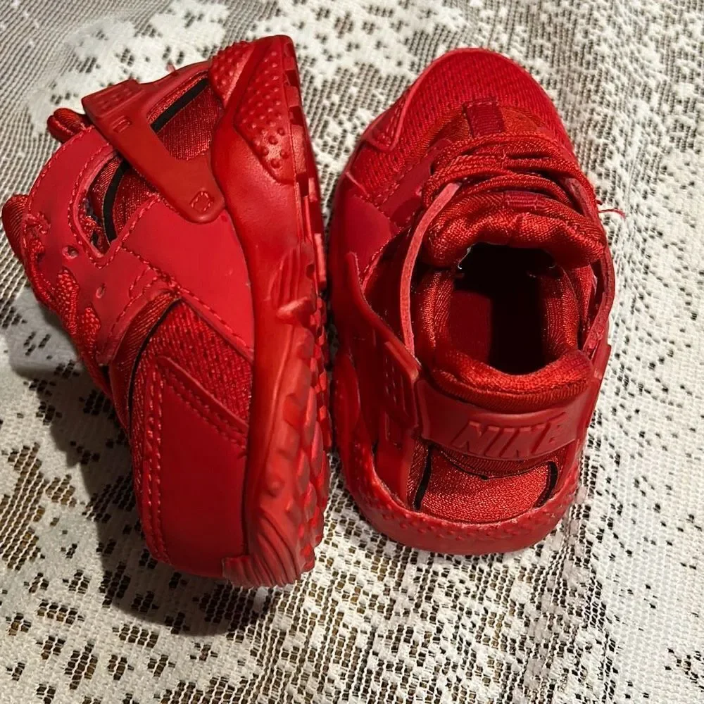 Nike Hyarache Run 4 C Red Nike Sneakers Kids 4